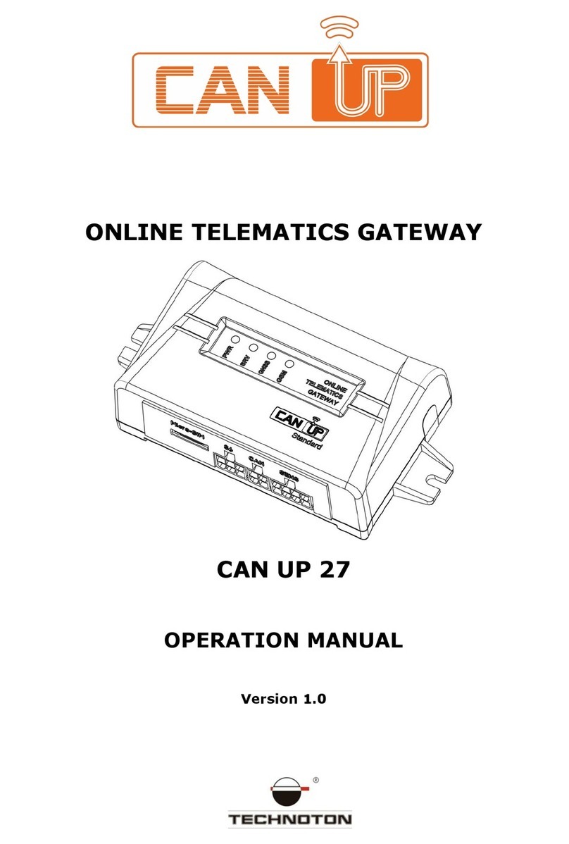 Technoton CAN UP 27 User manual