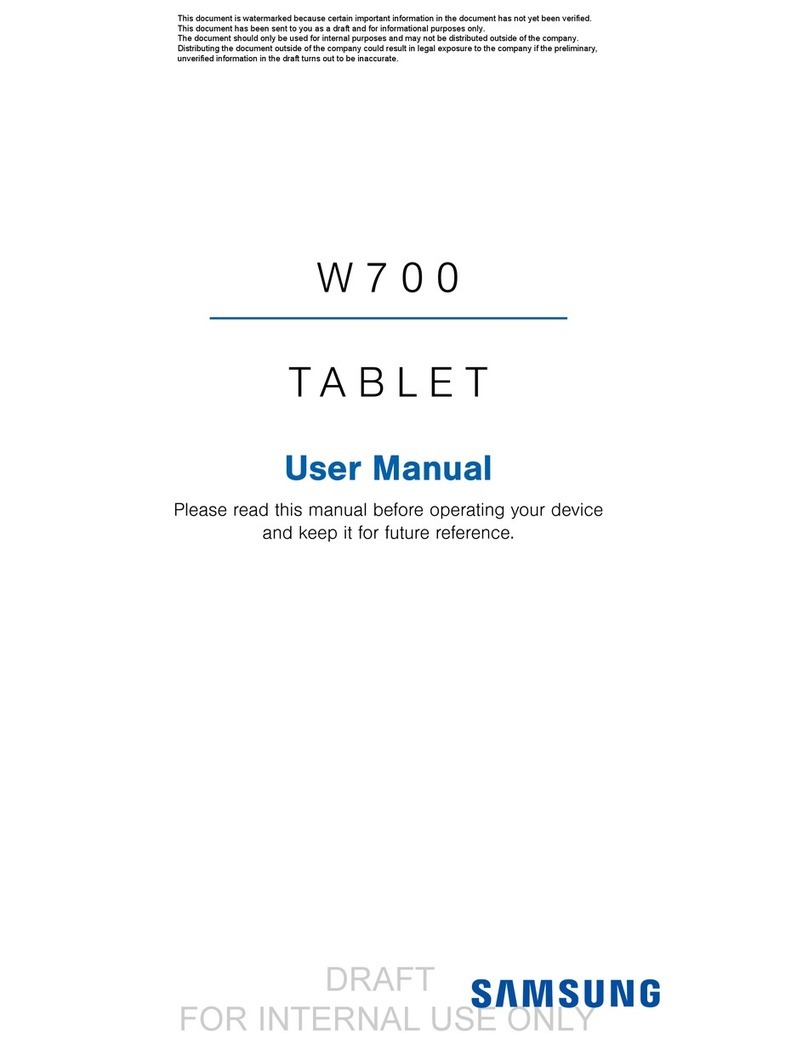 Samsung W700 user manual