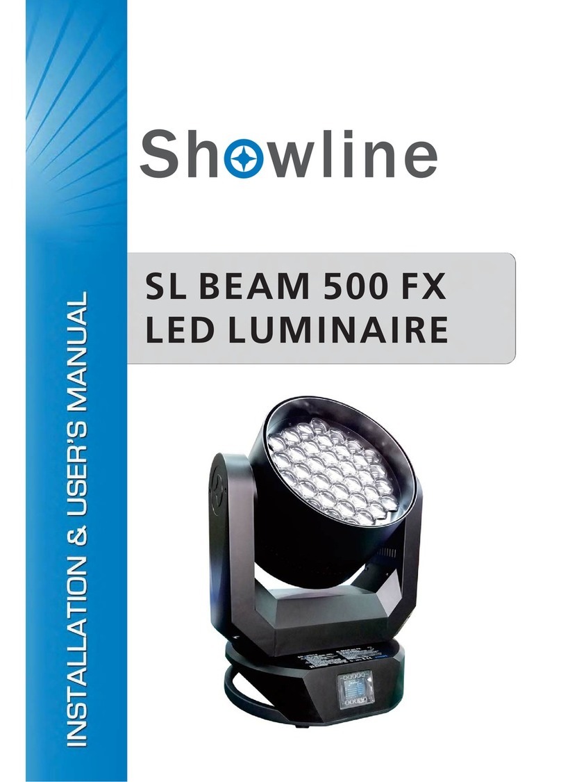 Showline SL BEAM 500 FX User manual
