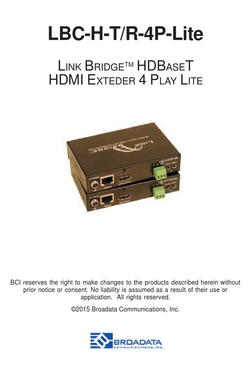 Broadata LBC-H-T/R-4P-LITE user manual