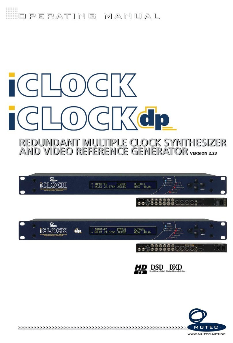 Mutec iclock User manual