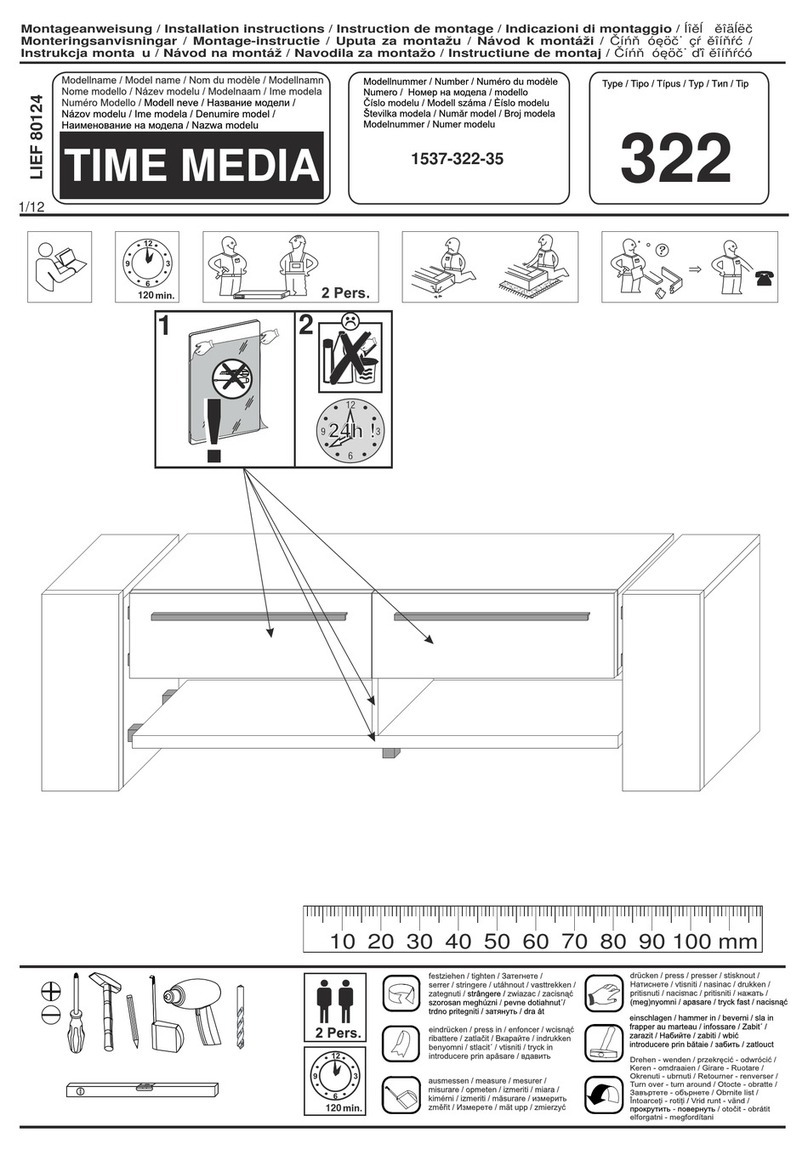 Trendteam TIME MEDIA installation instructions