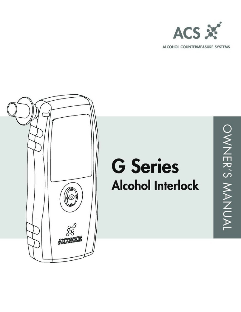 ACS G series User manual