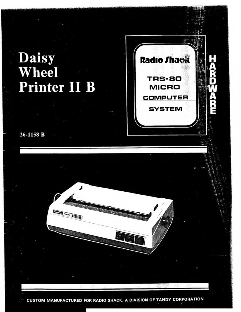 Radio Shack TRS-80 MICRO User manual