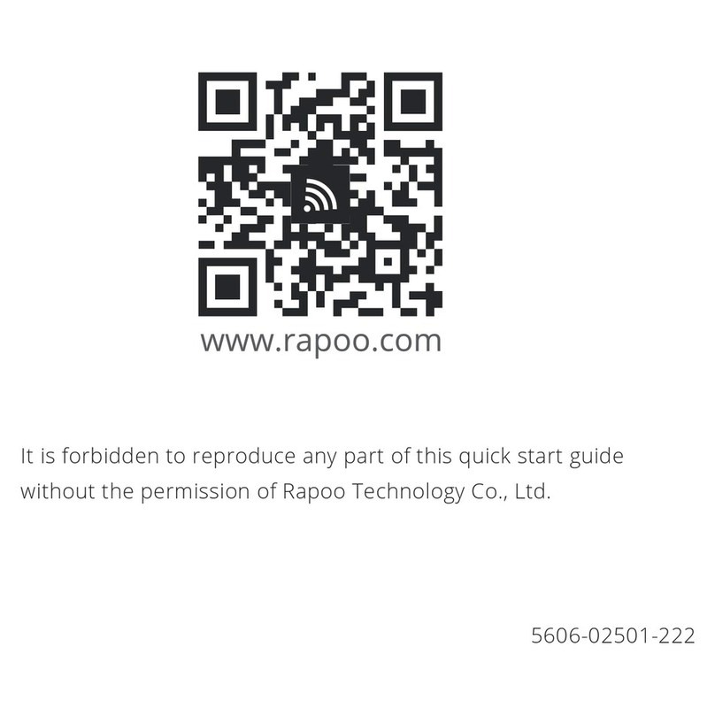 Rapoo A650 quick start guide
