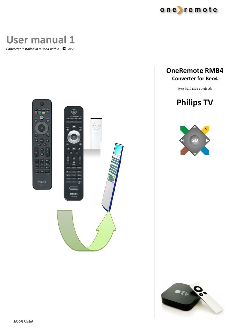 One Remote RMB4 user manual
