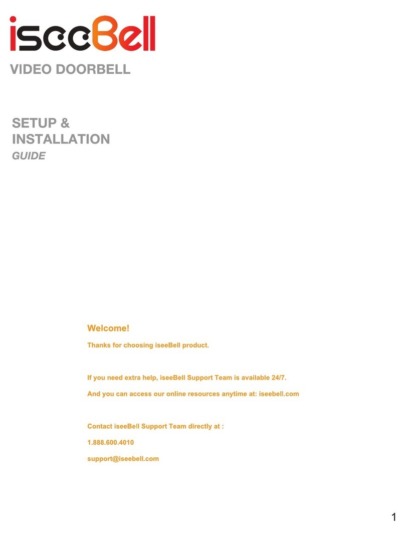 iseeBell WF100UK Setup and installation guide iseeBell WF100UK Setup and installation guide
