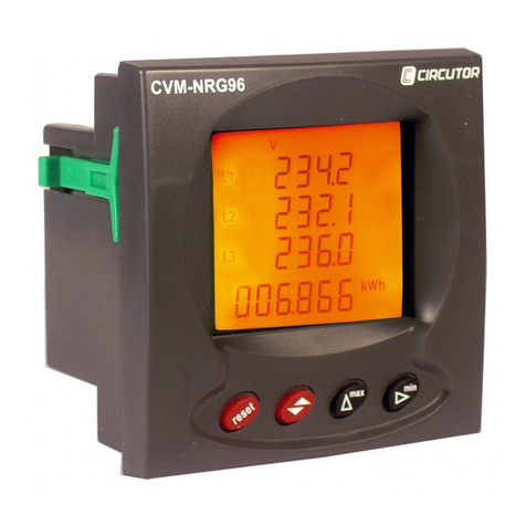 Circutor CVM-NRG96 User manual