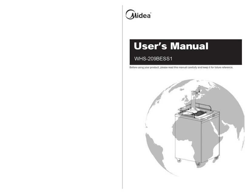 Midea WHS-209BESS1 User manual