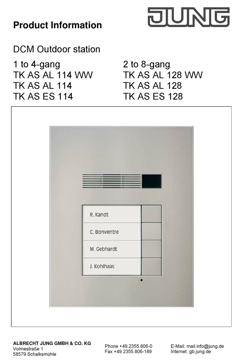Jung TK AS AL 114 User manual