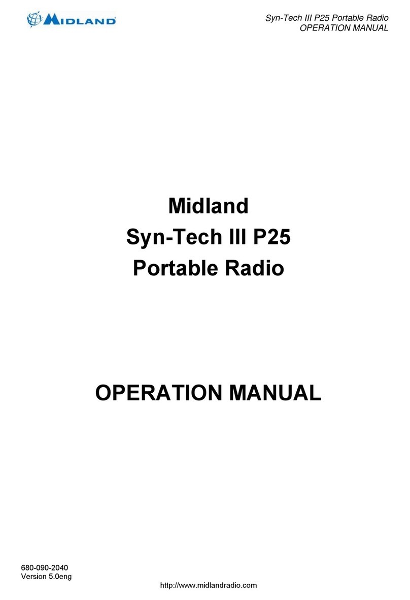 Midland Syn-Tech III P25 User manual