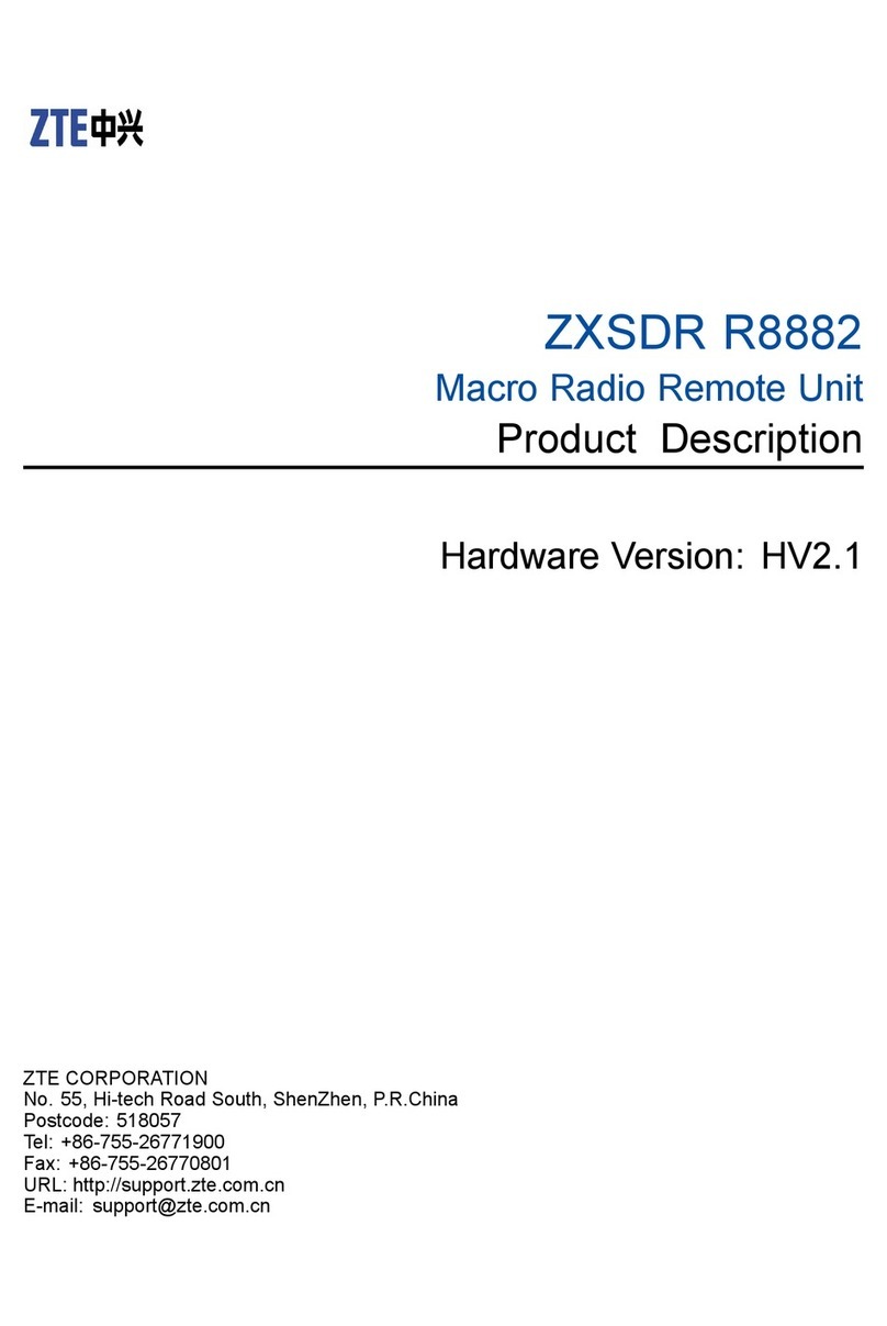 Zte ZXSDR R8882 Product description