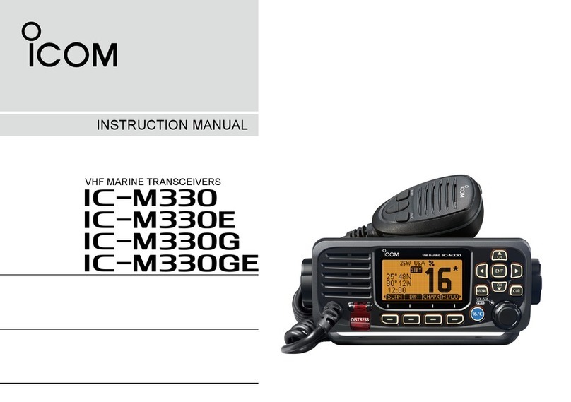 Icom IC-M330 User manual