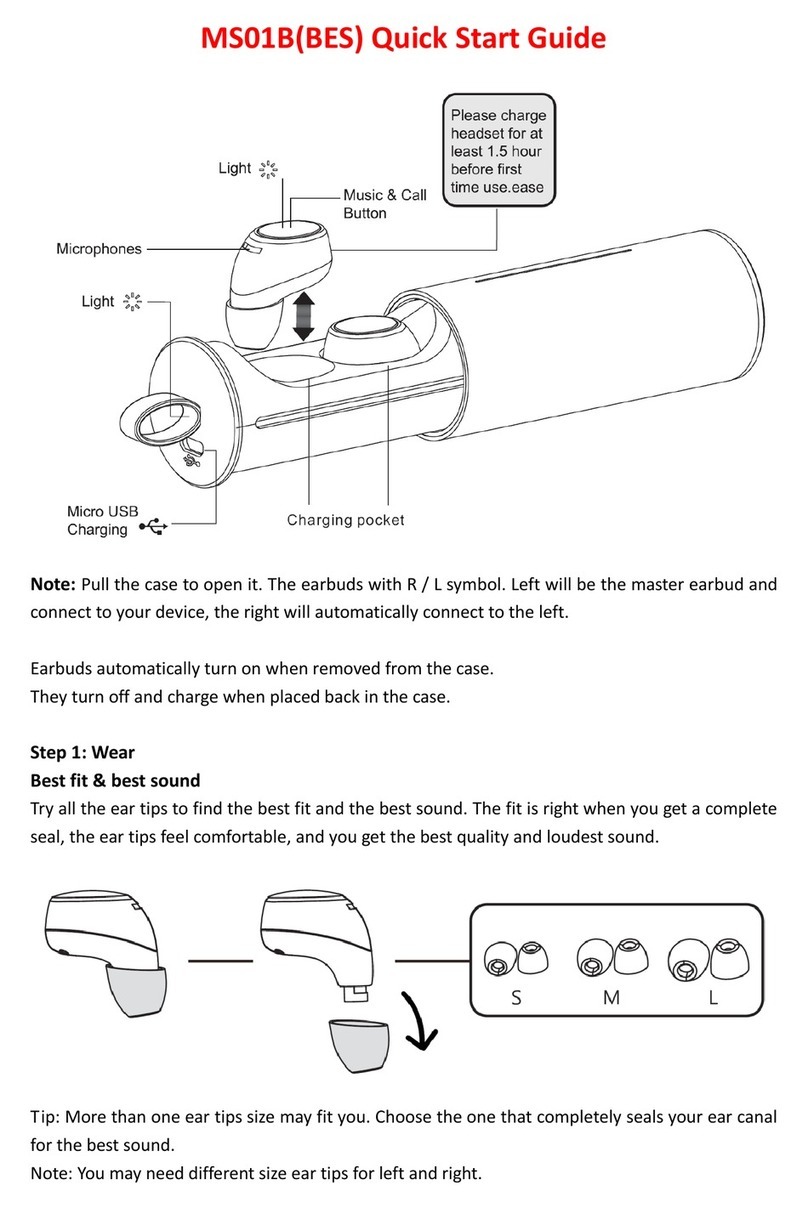 Mees MS01B quick start guide
