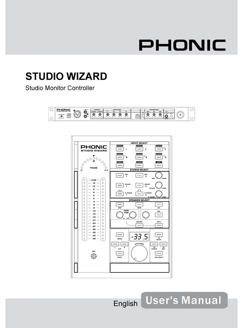 Phonic STUDIO WIZARD user manual
