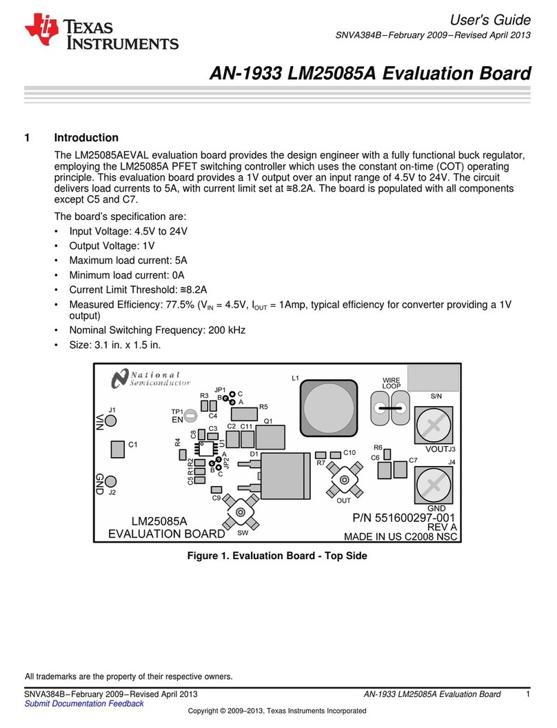 Texas Instruments LM25085A User manual