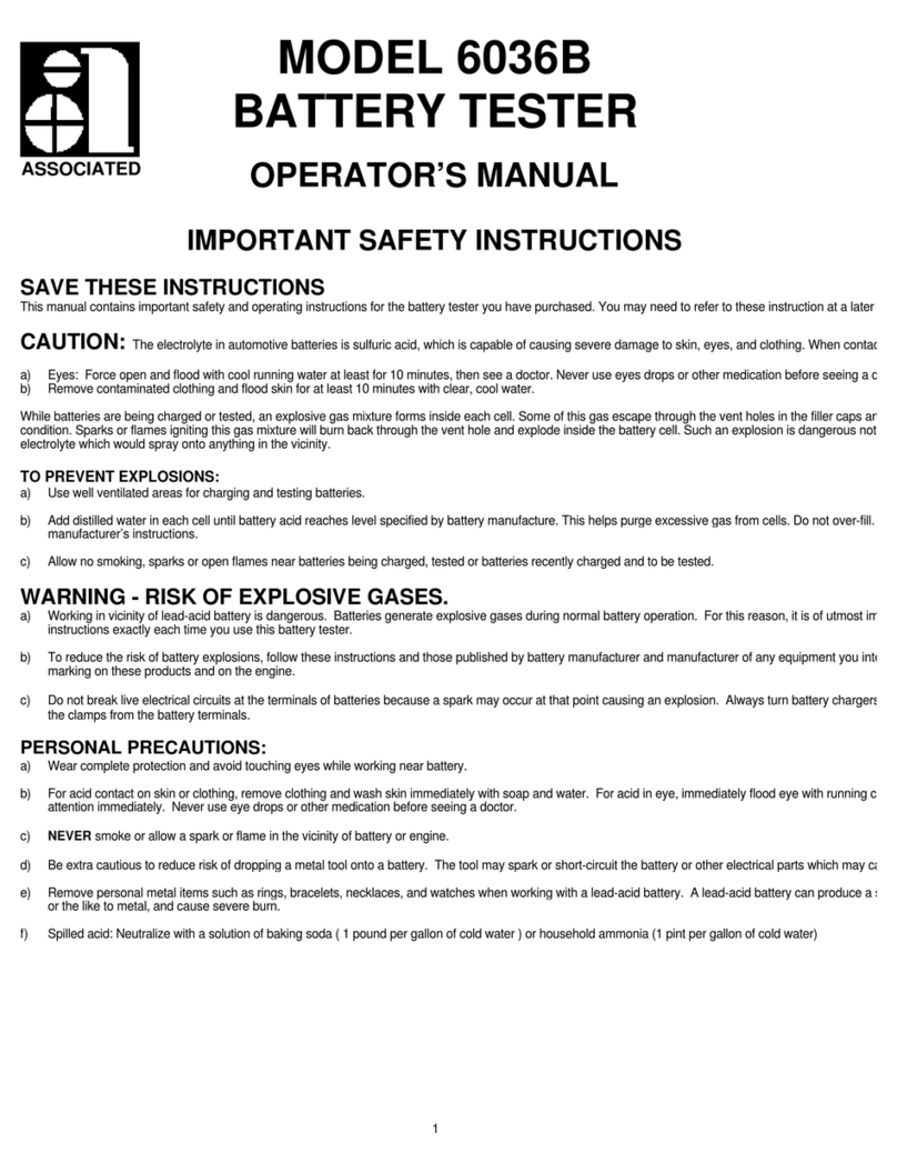 Associated 6036B Operator's manual