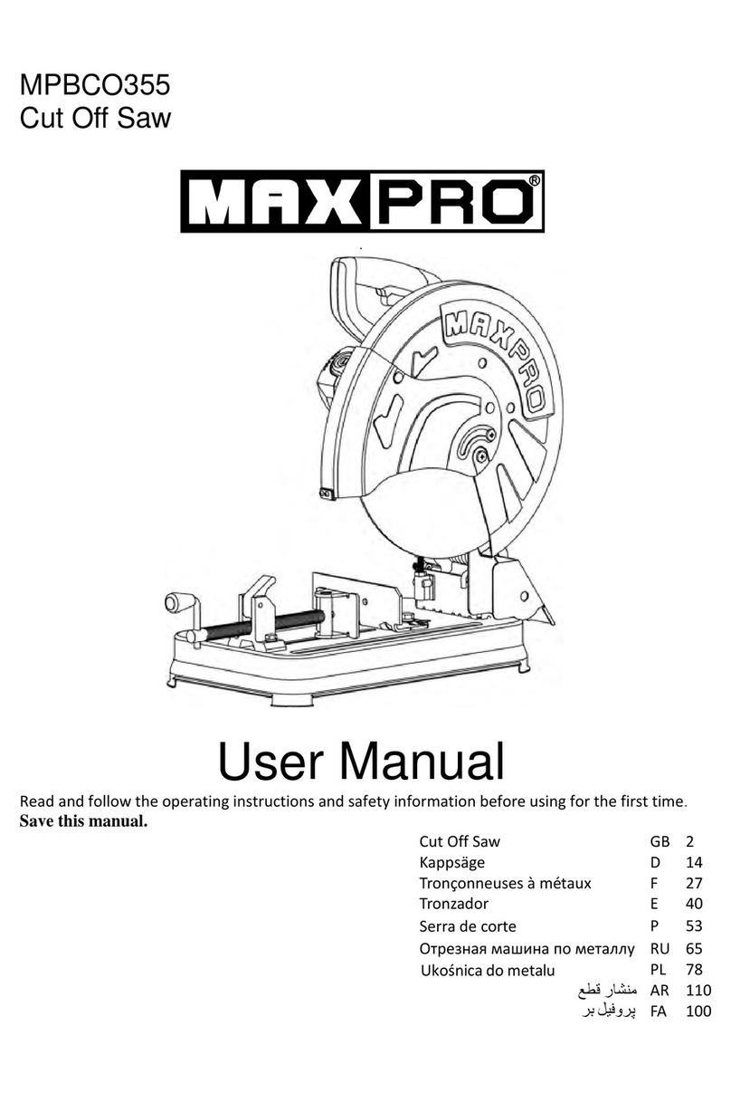 Max Pro MPBCO355 User manual