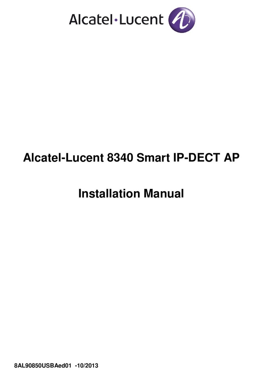 Alcatel-Lucent 8340 User manual