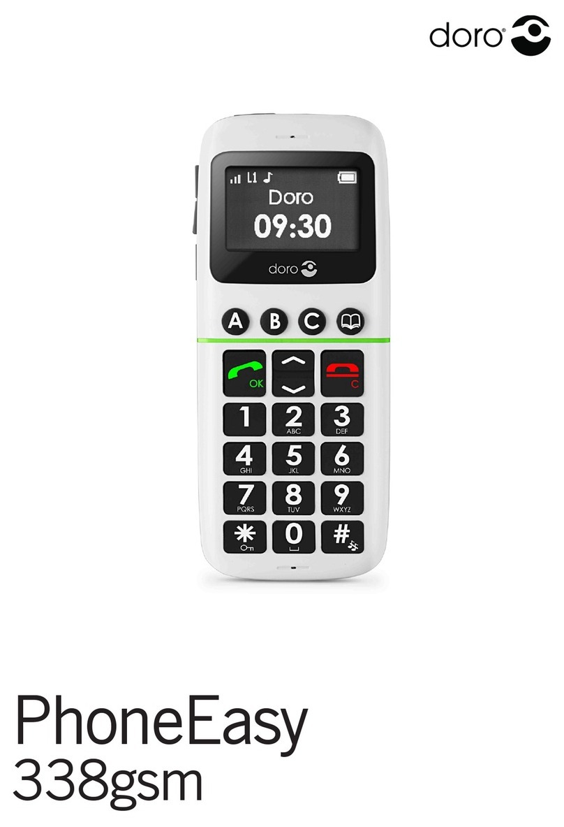 Doro PHONEEASY 338GSM User manual
