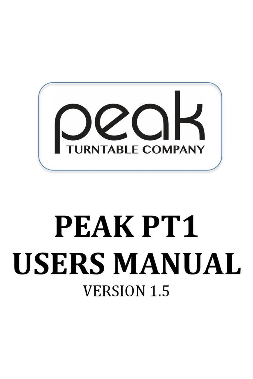 Peak PT1 user manual