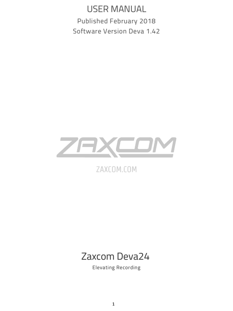 Zaxcom Deva 24 User manual