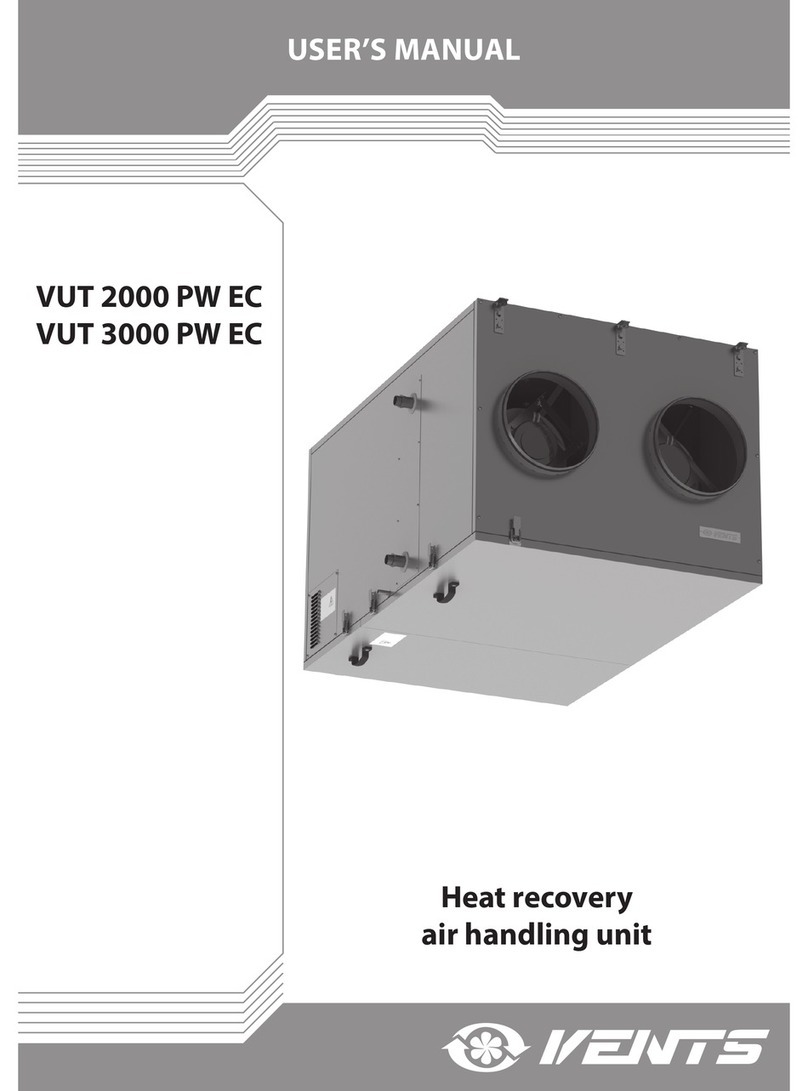Vents VUT 2000 PW EC user manual