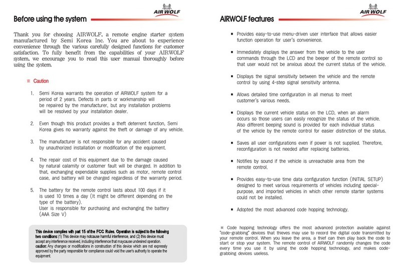 Semi Korea AIRWOLF user manual
