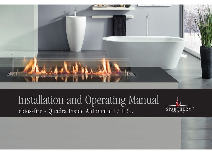 ebios-fire Quadra Inside Automatic I SL Installation and operating manual