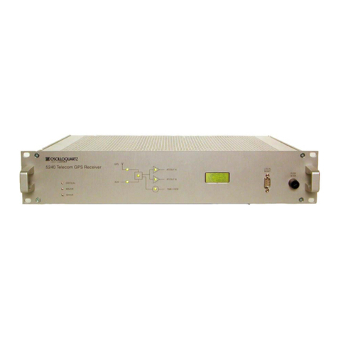 oscilloquartz OSA 5240 user manual