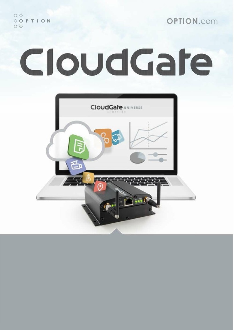 Option Wireless Technology CloudGate user guide