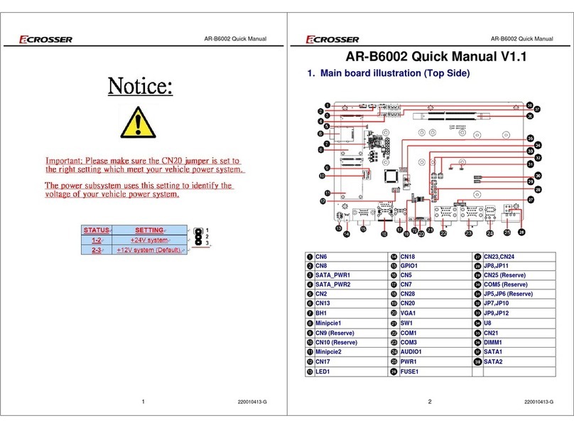 Acrosser Technology AR-B6002 Installation guide Acrosser Technology AR-B6002 Installation guide