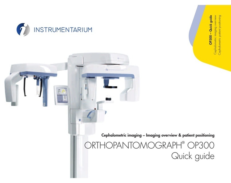 Instrumentarium ORTHOPANTOMOGRAPH OP300 quick guide