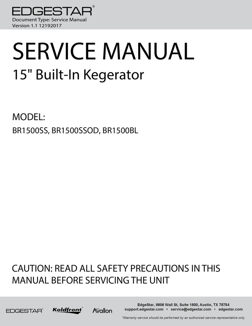 EdgeStar BR1500SSOD User manual