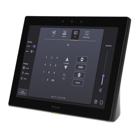 Extron electronics TouchLink TLP Pro 1025T Series User manual