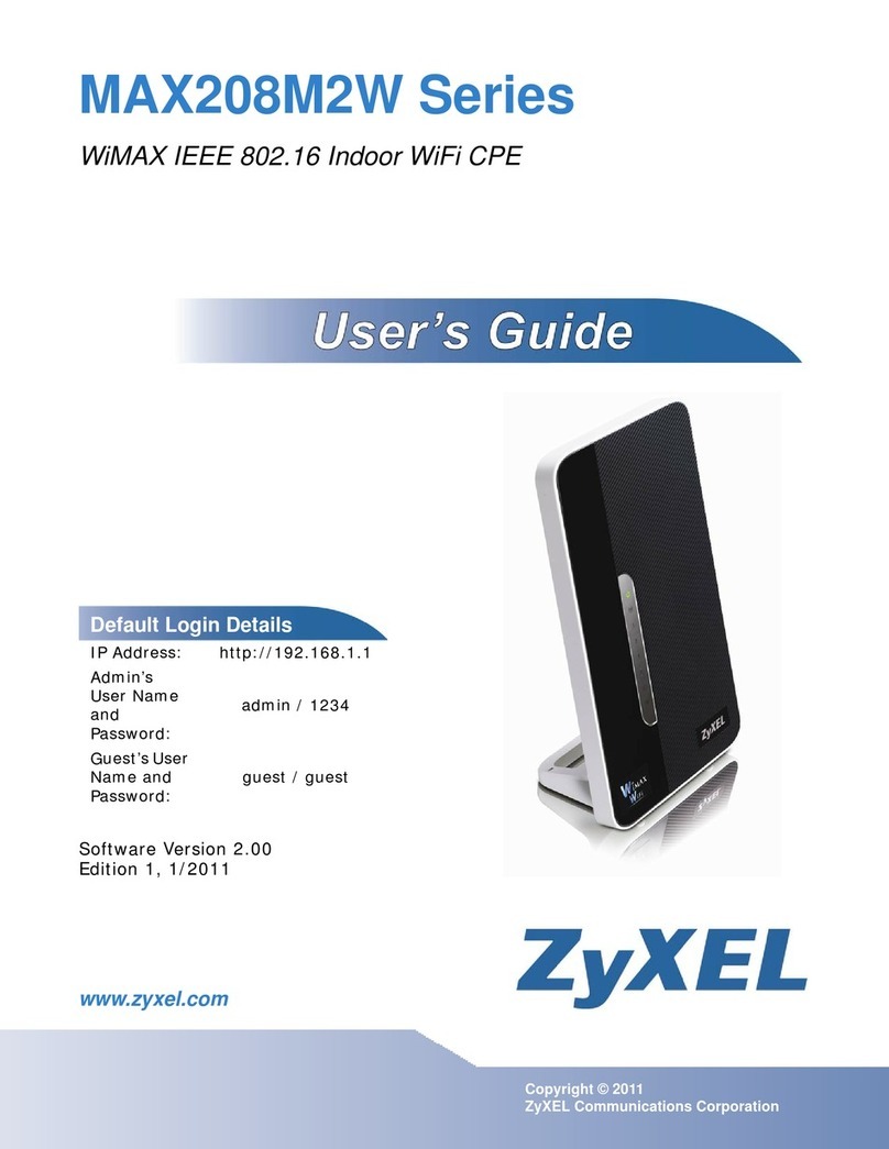 ZyXEL Communications MAX218M2W User manual