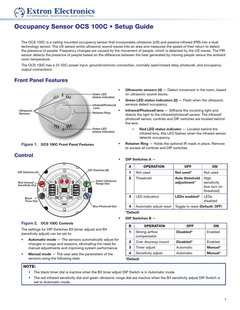 Extron electronics OCS 100C Setup guide