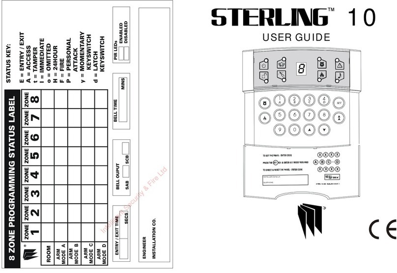 Pyronix STERLING 10 User manual