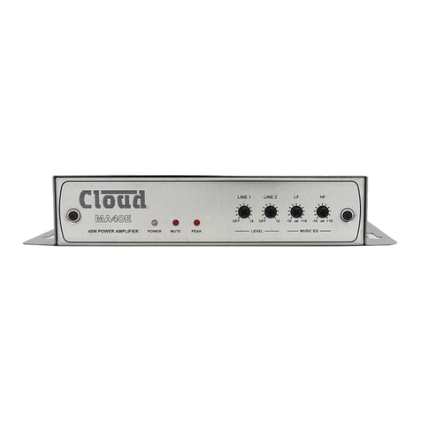 Cloud MA40E User manual