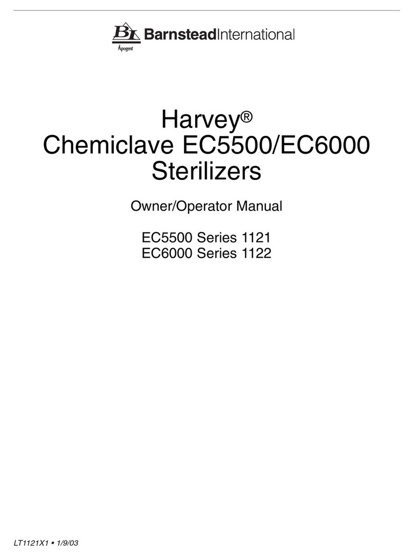 Barnstead Harvey EC6000 Owner's/operator's manual Barnstead Harvey EC6000 Owner's/operator's manual