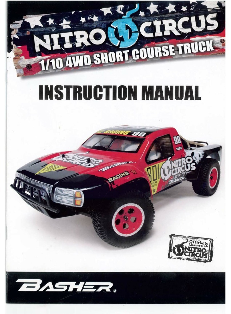 Basher Nitro Circus 1/10 short course truck instruction manual