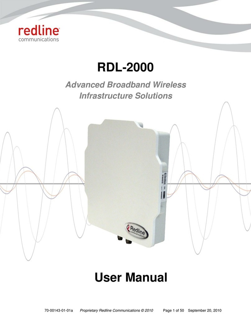 Redline Communications RDL-2000 user manual
