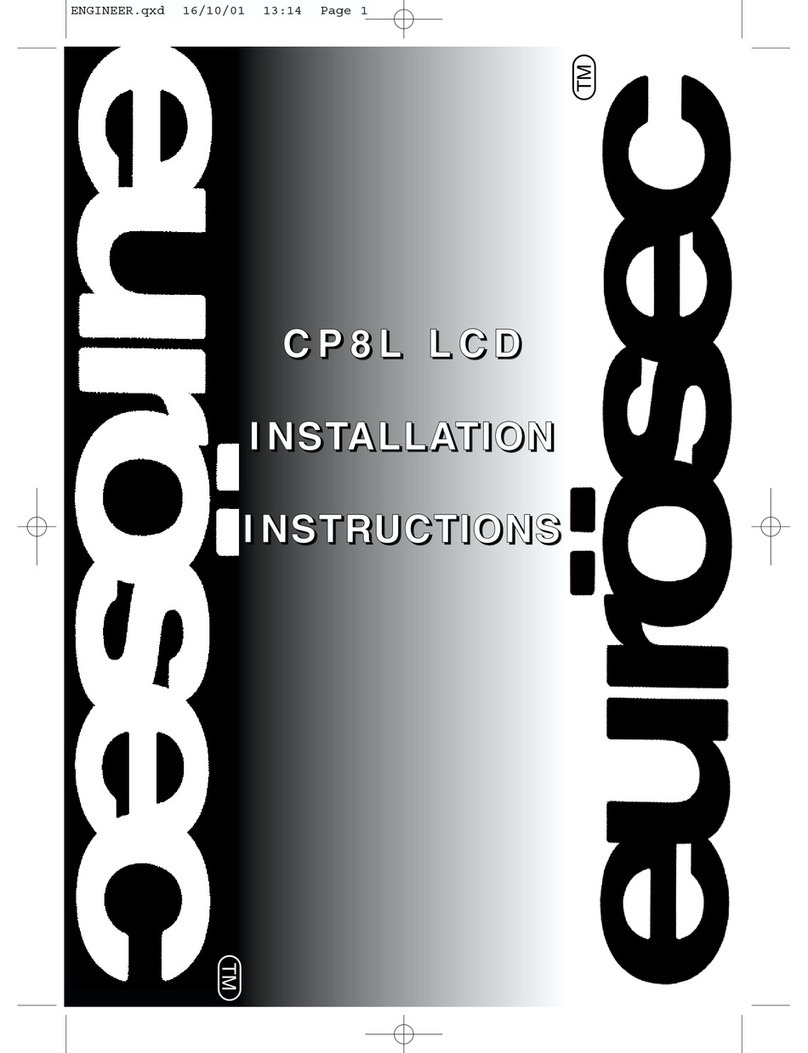 EUROSEC CP8L installation instructions