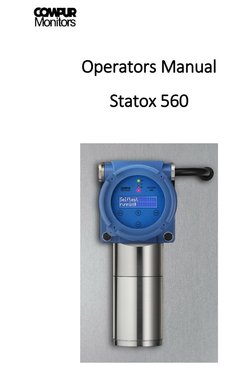 Compur Monitors Statox 560 Operator's manual