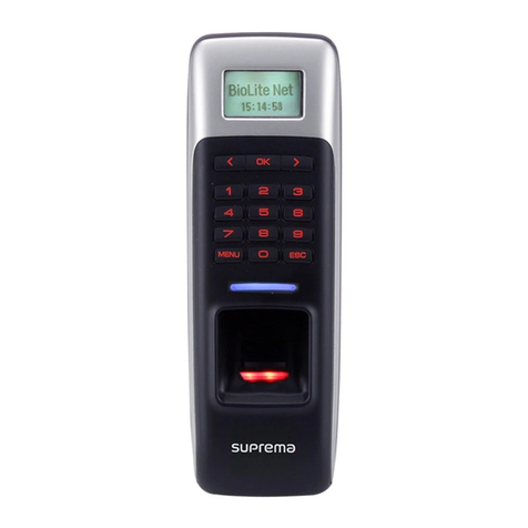 suprema BioLite Net installation guide
