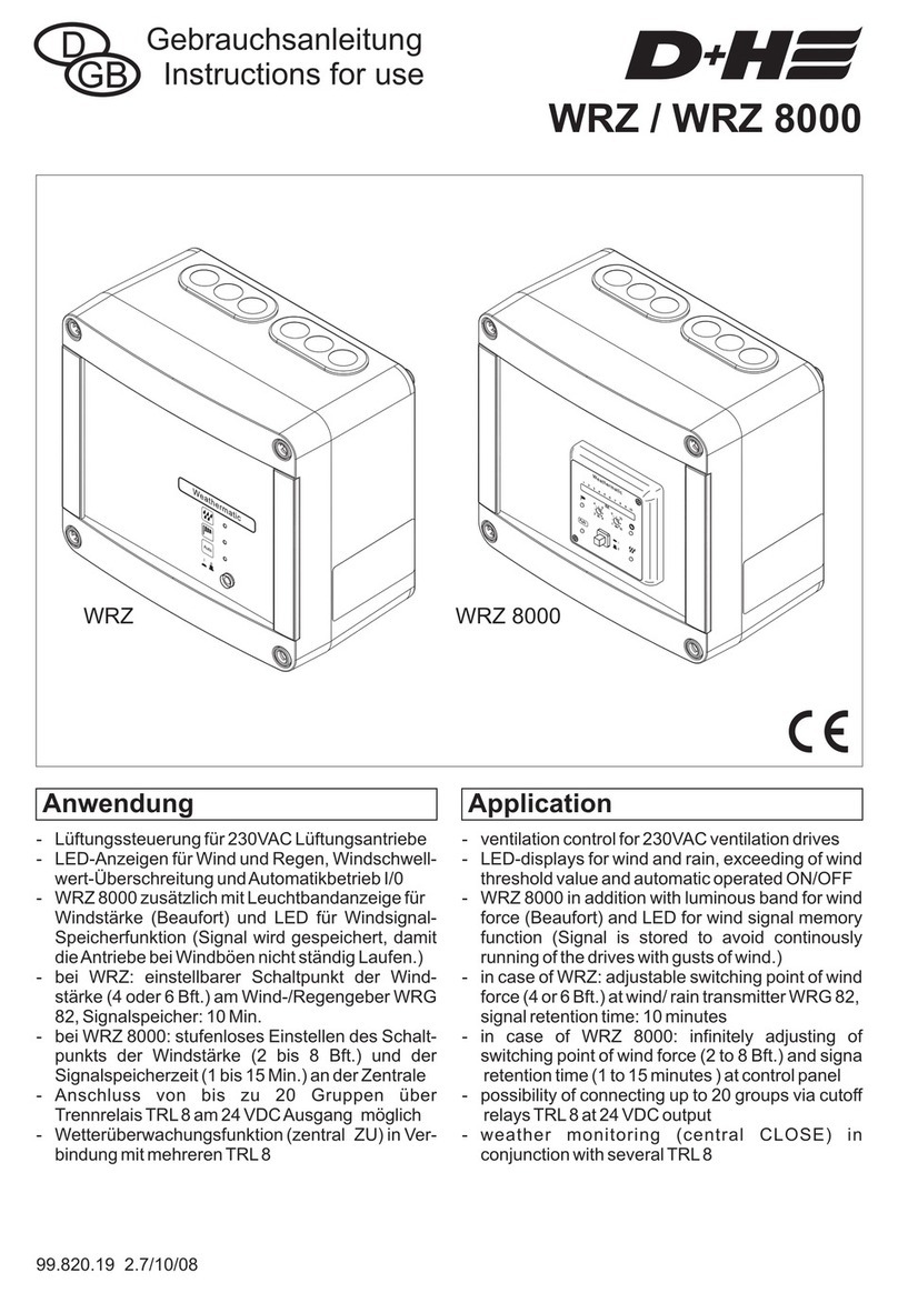 D+H WRZ Instructions for use