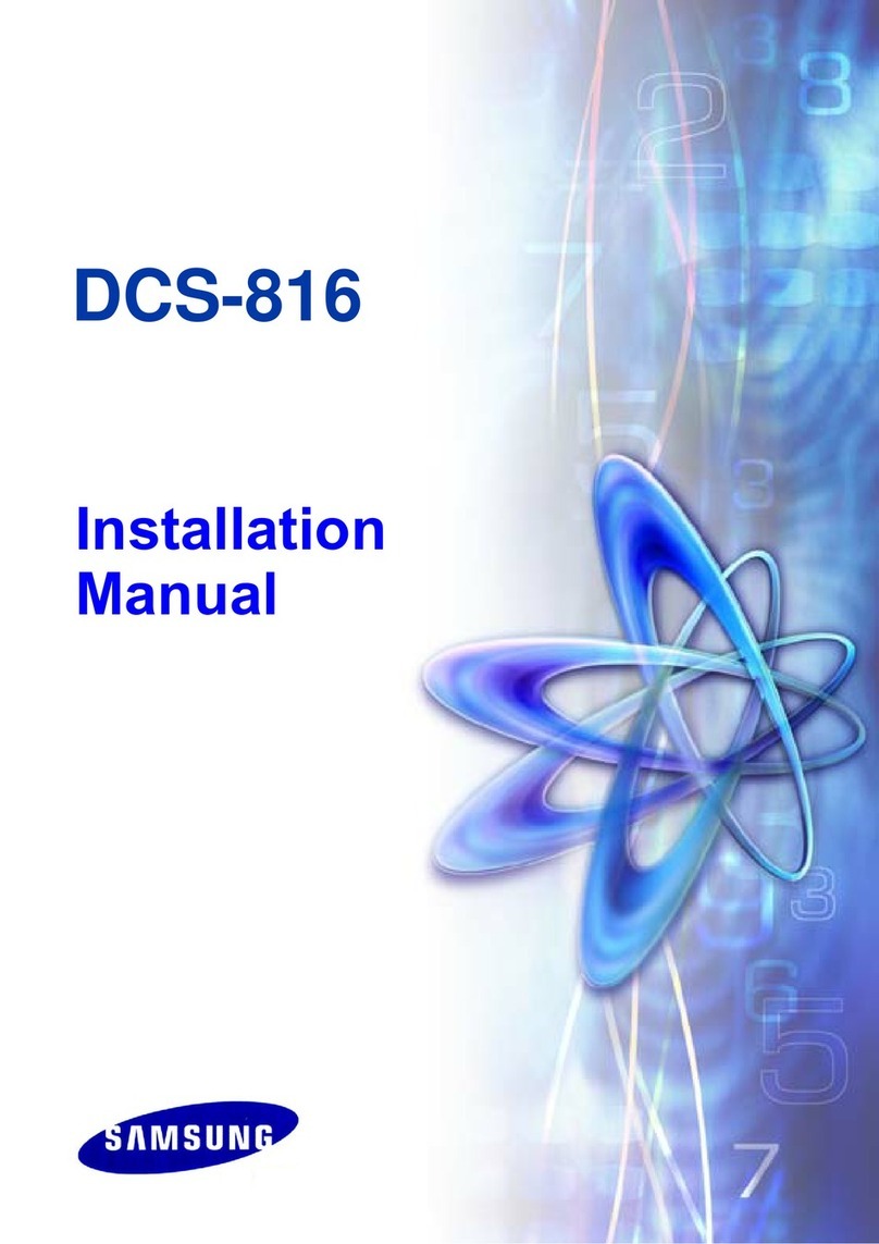 Samsung DCS-816 User manual