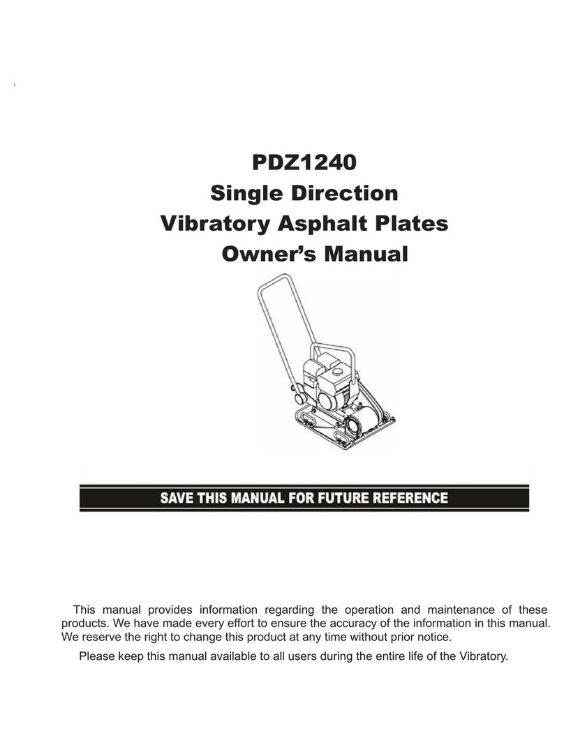 Amazing Machinery PDZ1240 owner's manual