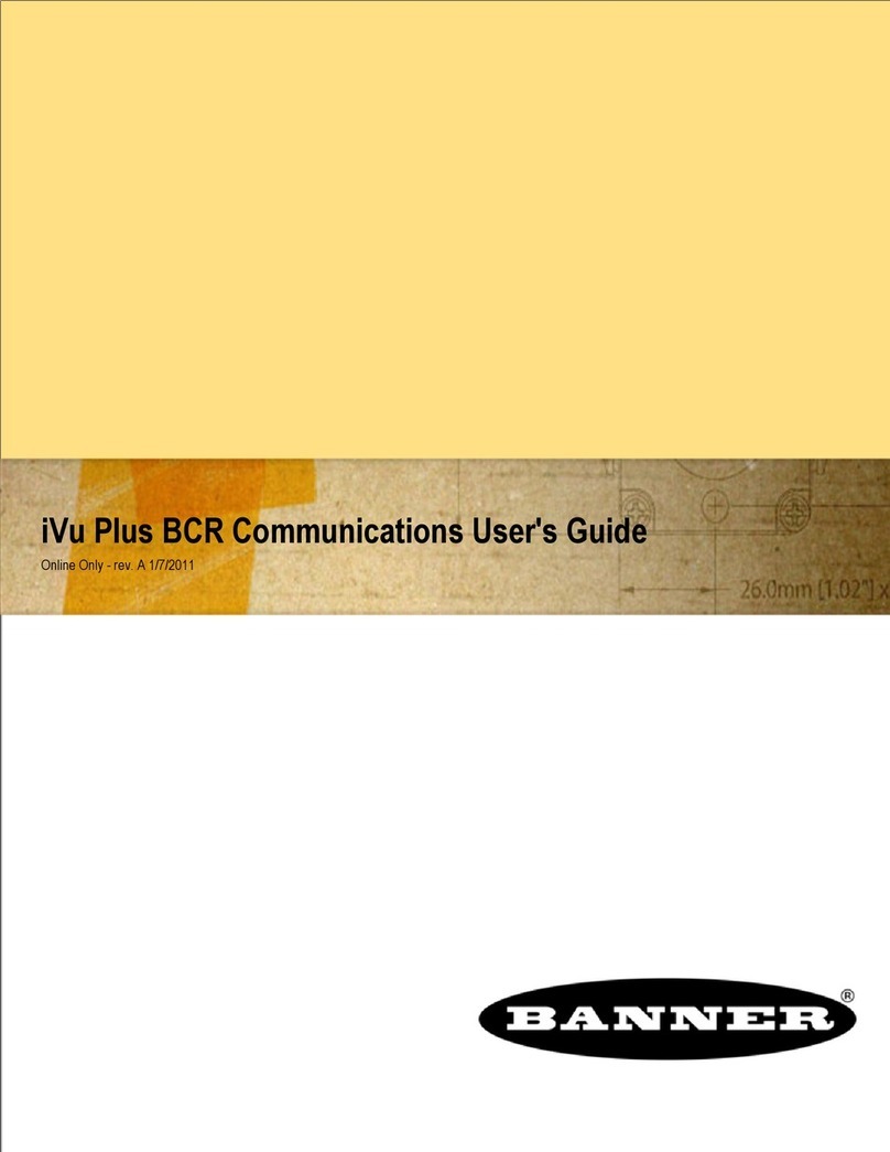 Banner iVu Plus user guide