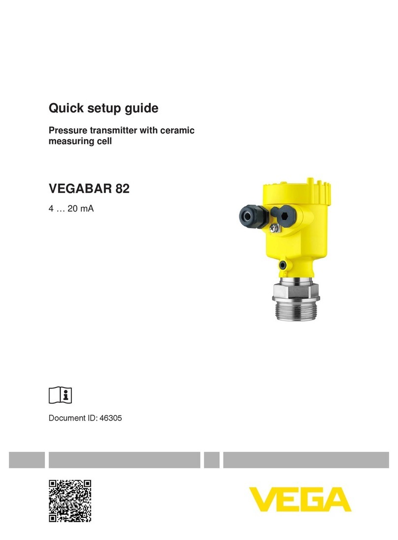 Vega VEGABAR 82 Quick setup guide